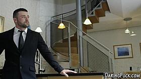 Classy european babe indulges in lingerie fuck