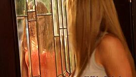 Watch Busty Lesbian Finger That Pussy!