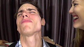 Watch me facelick this male snack in vore fetish?