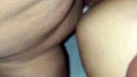 wife gets shared with a stranger in a swinger bar, joining group fun