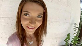 Alexis Brill from Sapphix indulges in solo fingering and masturbation