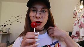 Nothing Unusual Just Sucking Chupa Chups