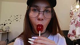 Nothing Unusual Just Sucking Chupa Chups