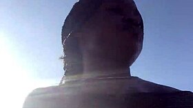 crazy bitch twerking big ass outdoors 😈