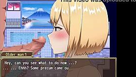 Blonde Heroine Trapped on Roof Sucks Big Tits and Ass