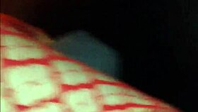 french amateur in red lingerie licking balls and deepthroating passionately