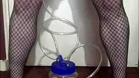 Portable milking machine demonstration