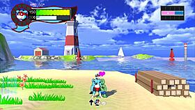 Endless cumshots with our furry best friend on the beach 😏