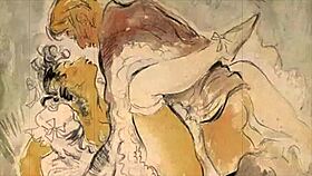 Vintage Erotic Cartoon Illustrations from Retro Anime Collections