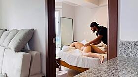 gay thief distracts himself with that big latina ass in the gym apartment 😏