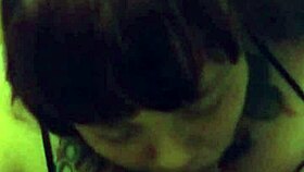 BBW daughter practices deepthroating techniques casually