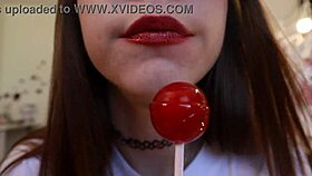 Nothing Unusual Just Sucking Chupa Chups