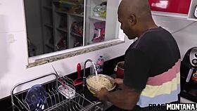 romantic dinner turns into intimate carpet session