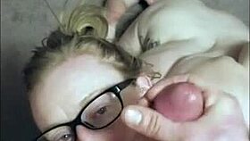 Amateur ex-girlfriend GETTING FACIAL SHOTS