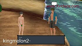 Hentai-game Mad Island played in episode 5 with intense scenes