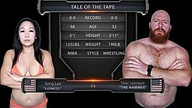 Song Lee Wrestles Thor Nude For Oral