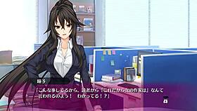 Bukkake Hentai Game 03: Lingerie Blowbang Contrast