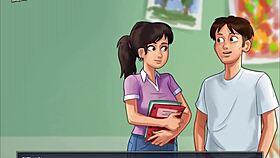 Bent over in doggystyle with shaved pussy