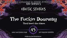 Erotic audio in the doorway for women eses45
