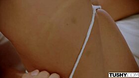 Vixenplus little 18+ Caprice and friend gape wild in group action