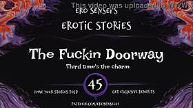 Erotic audio in the doorway for women eses45