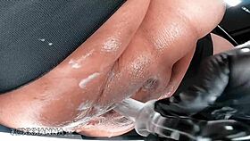 Fat wet bbw queen gets creampie after squirting