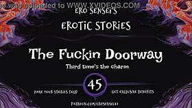 Erotic audio in the doorway for women eses45