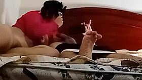 Mother-in-law sucks and rides big ass