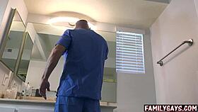 Gay Stepdad Doctor Teaches Sex!