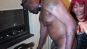 Oh yeah, that good little 18+ sub slut is ready for her big black femdom session with a massive cock and cumshot