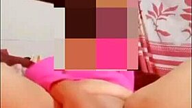 Big cum stain on the bed after gay masturbation