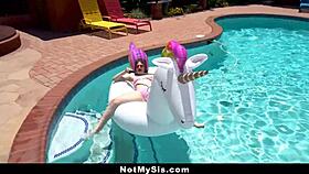 Petite Stepsister Catches Stepbrother Jerking To Her Pics!