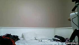 Man, busty Maxine X kills it solo with dildo fucking her twat