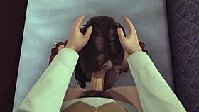 Yennefer engages in intense sex with big tits and ass in 3D Witcher game.