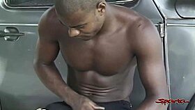 Hot cub enjoys outdoor drilling by phat cock