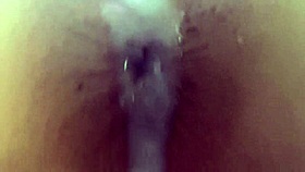 just wait till you see this creamy pussy getting slammed up close with a toy!