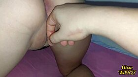 Desi Stepsister Climbs on Bed to Show Juicy Pussy for Play. She Teases Beautifully in Homemade Clip.