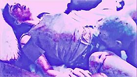 cuckie donnie slurps creampie after dick slap