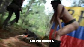 i'm sex-crazed latina guerrillas blowjobbing big cock and tits