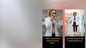 Kinky fruit blowjob demo turns into intense pov sex with ursula in public outdoor settings