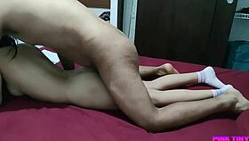 I watch my stepsister's ass while she studies