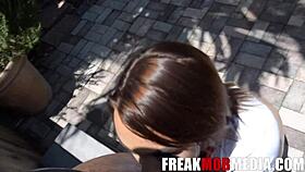 maria jade’s big white booty craves that black dick for riding