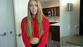 Stepsis gets her stepbro's man meat deep in her mouth