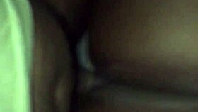 feeling that juicy ebony ass twerk on my dick