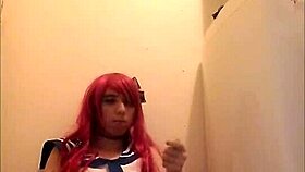 the solo trap jerks off and swallows his cum