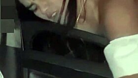 Hey, I'm jerking off for a stranger right through the car window.