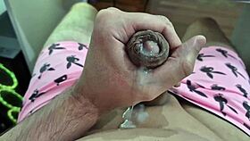 Brazilian twink's big cock cumming solo 😍