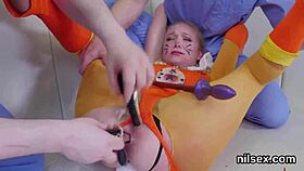 this unusual sweetie gets brutal anal therapy 😈