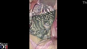 Watch this French amateur in satin panties get fucked and deepthroat ass to mouth!