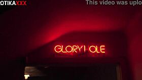 Sadira housewife at gloryhole in club 😘